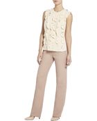 BCBGMAXAZRIA Camelle Sleeveless Ruffle Top - Lyst
