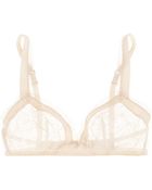 Monette Cafã© De Flore Lace And Satin Soft-Cup Bra - Lyst