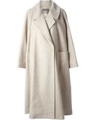 Christophe Lemaire Oversized Belted Coat - Lyst