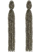 Oscar de la Renta Long Tassel Earrings - Lyst