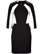 Philosophy di Alberta Ferretti Colorblock Dress - Lyst