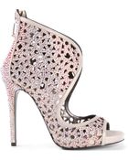Philipp Plein Embellished Sandals - Lyst