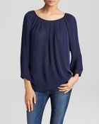 Joie Blouse - Leighanna Pleated Silk - Lyst