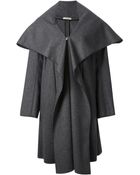 Nina Ricci Oversized Shawl Collar Coat - Lyst