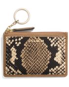 Coach Madison Mini Skinny In Python Print Fabric - Lyst