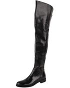 Progetto Leather Knee Boot - Lyst