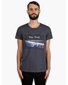 Acne Studios Men'S Grey You First Standard Photo T-Shirt - Lyst