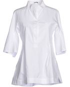 Jil Sander Blouse - Lyst