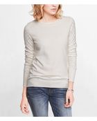 Express Long Rhinestud Sleeve Crew Neck Sweater - Lyst