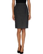 Lanvin Knee Length Skirt - Lyst