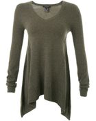 Scoop Cashmere Swing V-Neck Sweater - Lyst