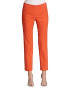 Josie Natori Stretch Cotton Ankle Pants - Lyst