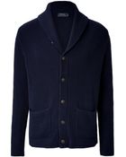 Polo Ralph Lauren Cotton Knit Shawl Collar Cardigan - Lyst