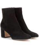Gianvito Rossi Suede Ankle Boots - Lyst