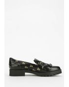 Miista Randi Bumble Bee Fringe Loafer - Lyst