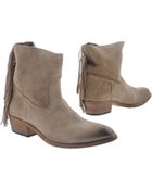 Strategia Tassle-Detail Suede Ankle Boots - Lyst