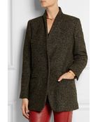 Isabel Marant Etta Wool-Blend Tweed Coat - Lyst