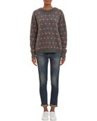 The Elder Statesman Polka-Dot Cashmere Sweater - Lyst