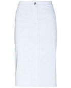 Jil Sander Navy Denim Pencil Skirt - Lyst