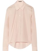 Theory Cotton Shirt - Lyst