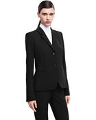 Acne Studios Slim Wool Str Black - Lyst