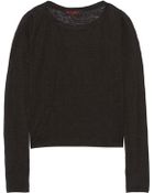 Alice + Olivia Linen-Jersey Top - Lyst