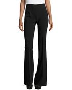 Michael Kors Side-Zip Flared Trousers - Lyst