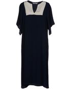 Tucker Knee-Length Dress - Lyst