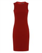 Jaeger Wool Crepe Shift Dress - Lyst