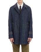 Nanamica Water-Repellent Denim Coat - Lyst