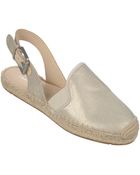 Franco Sarto Willa Metallic Slingback Flats - Lyst