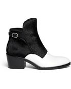 Alexander Wang 'Cara' Calf Hair Leather Ankle Boots - Lyst