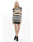Torn By Ronny Kobo Cecille Long Sleeve Stripe Dress - Lyst