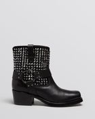 Le Silla Moto Booties - Biker Crystal - Lyst