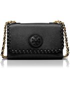 Tory Burch Marion Shrunken Shoulder Bag - Lyst