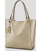 Ralph Lauren Lauren Tote - Metallic Aiden - Lyst