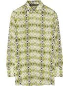 Theyskens' Theory Bross Printed Silk Shirt - Lyst