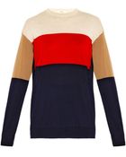 Celine Colour-Block Cashmere Sweater - Lyst