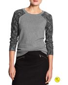 Banana Republic Factory Cotton/Cashmere Sweater - Lyst