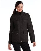 London Fog Quilted Jacket - Lyst