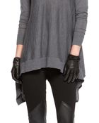 DKNY Nappa Leather Shorty Gloves - Lyst
