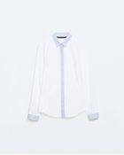 Zara Combined Shirt - Lyst