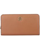 Tory Burch Robinson Continental Wallet - Lyst