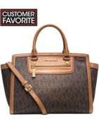 Michael Kors Michael Selma Large Zip Satchel - Lyst