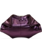 Alexander McQueen De Manta Clutch - Lyst
