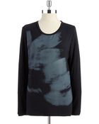 T Tahari Oksana Knit Top - Lyst