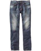 Gap 1969 Slim Fit Jeans (Distressed Dark Wash) - Lyst