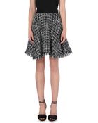 MSGM Tweed Skirt - Lyst