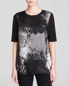 Elie Tahari Rachelle Splatter Print Top - Lyst