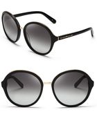 Kate Spade Bernadette Oversized Round Sunglasses - Lyst